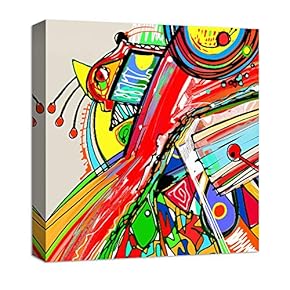 Abstract Original Design Animals Painting Artwork for Home Framed