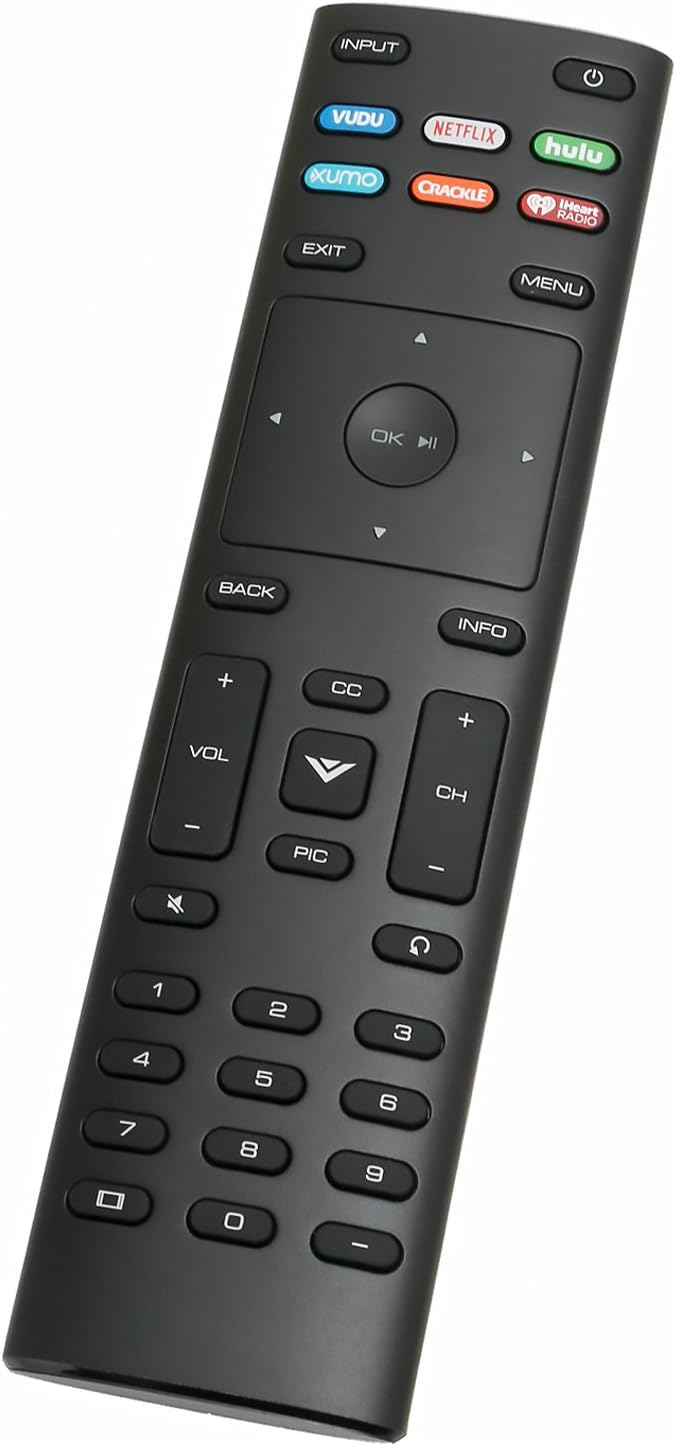 New XRT136 Remote Control fit for VIZIO TV D24F-F1 D32FF1 D43F-F1 E55U-D0 E55UD2 E55-D0 E55E1 M65-D0 M65E0 P65-E1 P75C1 P75E1 M70-E3 M75E1: Home Audio & Theater