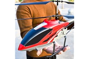 SREJNGL Alloy RC Helicopter 72cm Large Electric Remote Control Helicopter 2.4G 1-Key Take Off/Landing RC Aircraft Airplane Colorful Light for Kids Boys Girls Birthday Gift