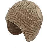 JHDESSLY Men Women Winter Beanie Hat Knit Earflap Stocking Caps Warm Fleece Lined for Outdoor