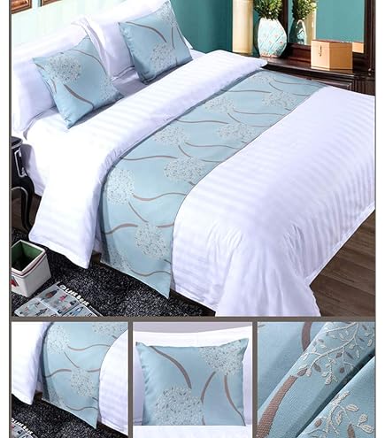Chemin De Lit En Lin HLASMSPE 50x210 Cm - Protection Décorative Pour Pied De Lit, Noir - Pour Lit 1,5 M Chemin De Lit Hôtel élégant Chemin De Lit En Lin HLASMSPE 50x210 Cm - Protection Décorative Pour Pied De Lit, Noir - Pour Lit 1,5 M Chemin De Lit Hôtel élégant