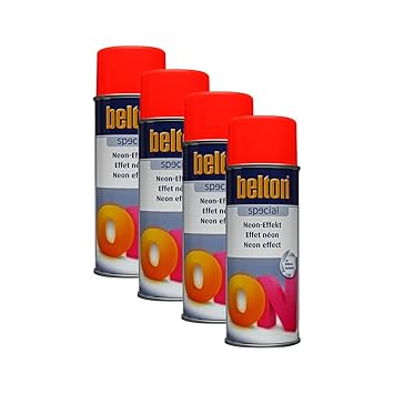 4x Kwasny 323 251 Belton Special Neon Paint Red 400ml Amazon Co