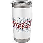 Coca-Cola Hawaiian Floral Logo Stainless Steel Insulated Tumbler