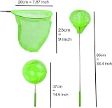 JZK 4 Pack Kids Long Handle Telescopic Fishing Nets Ponds Rock Pools view 5