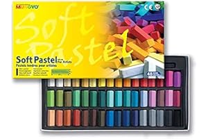 Non Toxic Mungyo Soft Pastel Set of 48 Assorted Colors Square Chalk(US English Version) - New Version