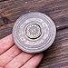 B-Creator EDC Tri-Spinner Metal Fidget Toys Egypt Twelve Zodiac UFO Dirt Resistant Pattern and ADHD Smooth Surface