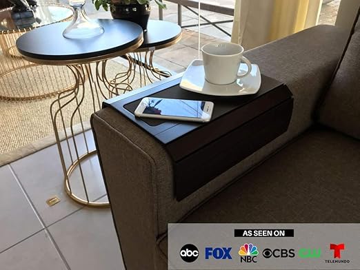 Amazon Com Sofa Couch Arm Tray Table With Eva Base Weighted