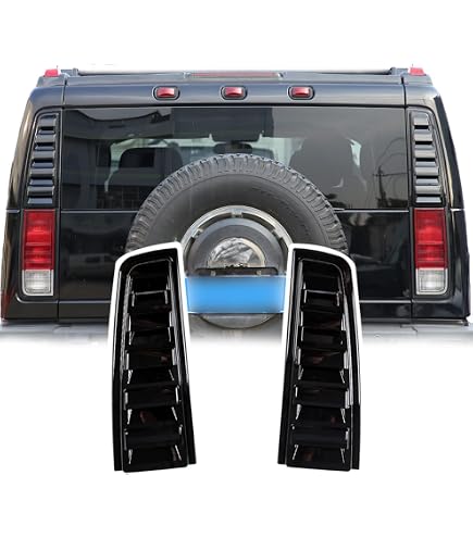 Amazon.com: Fgtagtal Rear Upper Tail Light Lamp Vent Cover Guard