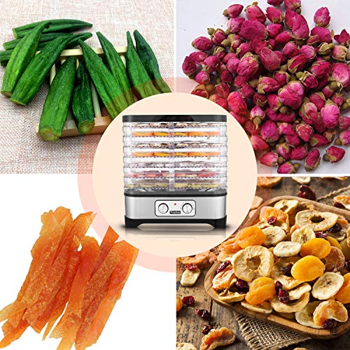 Food Dehydrator Machine, Jerky Dehydrators with 7-Tray, Knob Button - Thumbnail 6