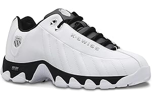 K-Swiss Men's ST329 CMF Sneaker, Wide Tennis Dad Walking Shoes Leather Upper