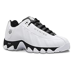 K-Swiss Men's ST329 CMF Sneaker, White/Black, 8 M