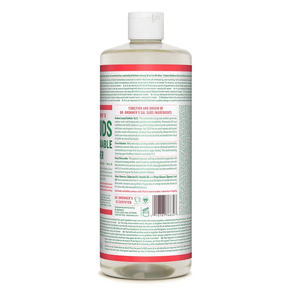Dr. Bronner’s Sal Suds Biodegradable Cleaner 32 oz BigaMart