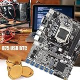 Potadak B75 Motherboard LGA1155 G550 CPU 12xPCIE DDR3 USB3.0 SATA Mining view 5