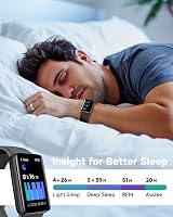 TOOBUR Fitness Watch Heart Rate Sleep Tracker Pedometer 3ATM Waterproof No view 6