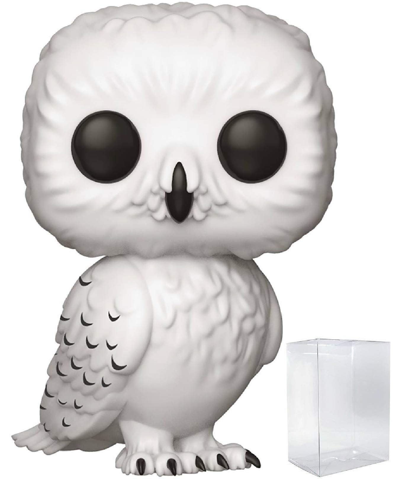 HARRY POTTER - Hedwig (Owl) Funko Pop Vinyl Figure (Bundled with Compatible Pop Box Protector Case), Multicolored, 3.75 inches