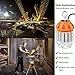 125W Led Temporary Work Light, 17500Lumen LED High Bay Light(1000W Equiv) 5000K Outdoor Construction Lights with Stainless Steel Guard & Hook, LED Portable Hanging Lighting for Indoor Outdoor Jobsite