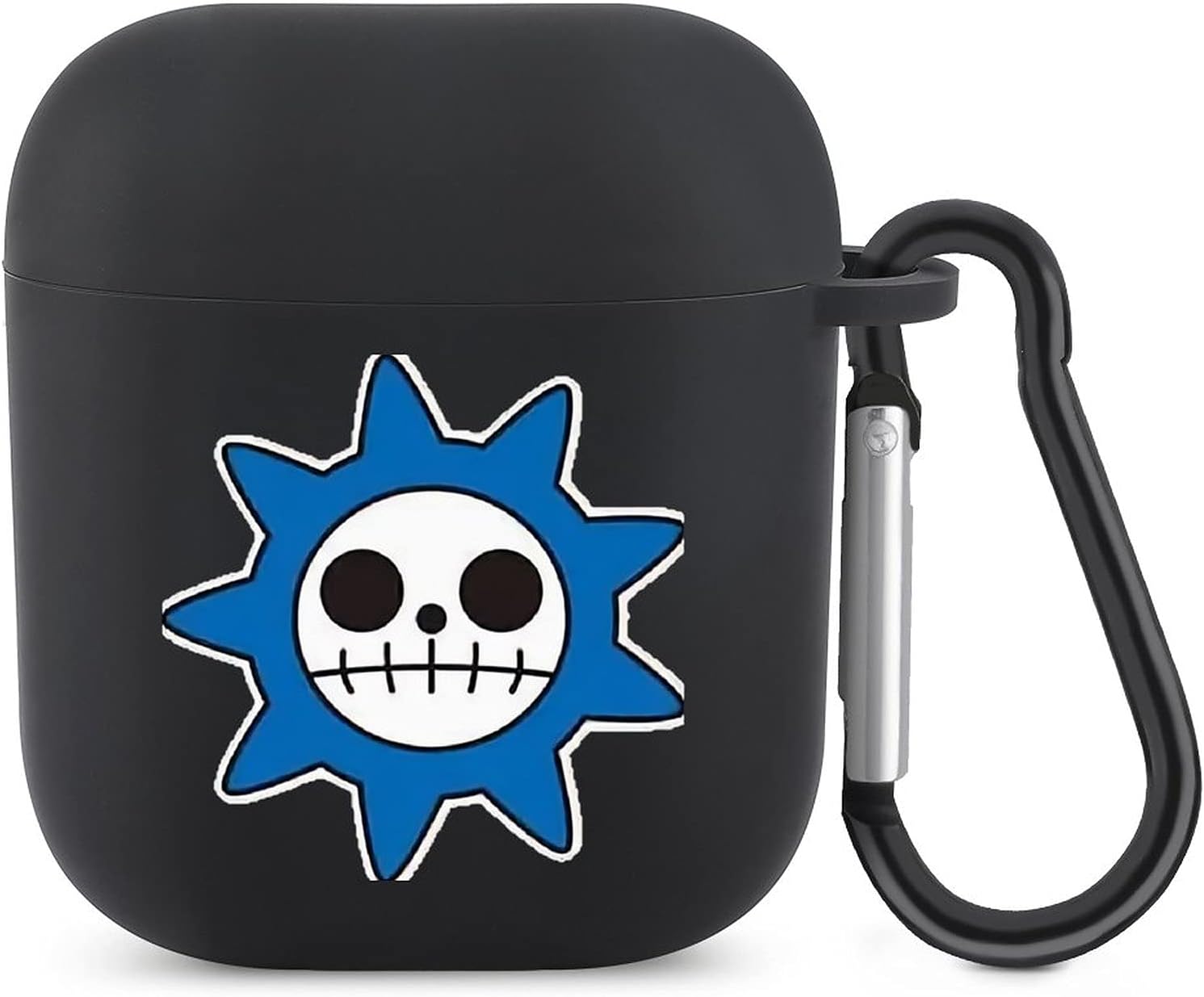 Amazon Nanagoten Airpods ケース Onepiece ワンピース モンキーd ルフィ 32 イヤホンケース エアーポッズ カバー ワイヤレス充電対応 シリコーン 全面保護 キーチェーン 耐衝撃 防塵 軽量小型 キズ防止 Airpod第2世代と第1世代に適用 紛失防止 グッズ カラビナ