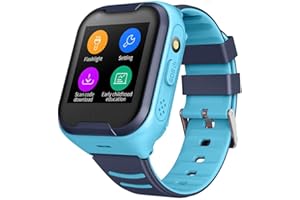 4G GPS Kids Smart Watch,Waterproof Kids Phone Smartwatch with GPS Tracker Touch Screen Video Phone Call Real-time Tracking Ca