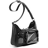 VOUSXLLEZ Ita Shoulder Bag For Women,Kawaii Shoulder Crossbody,Ita Messenger Bag,Pin,Cards and Dolls Display,Clear Purse
