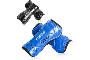 SKRTUAN Soccer Shin Guards, Youth Soccer Shin Pads, Breathable and Lightweight Child Calf Protective Gear Soccer Equipment for 3-15 Years Old Boys Girls Toddler Kids Teenagers