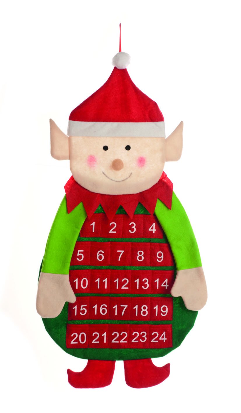 Festive Productions Elf Advent calendar, multicolour