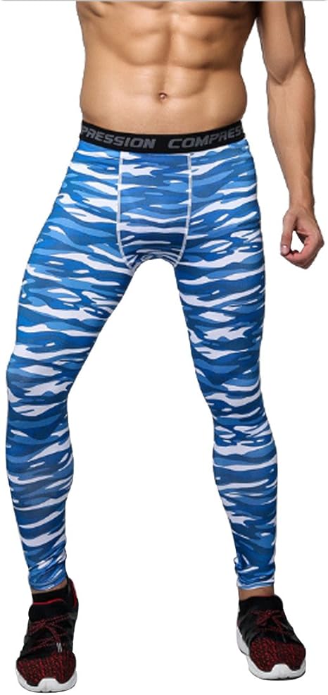 Huicai Pantalones de Capa Base para Hombre Gym Sport Running ...