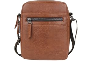 Lemuvlt Small/Medium Crossbody bag for men shoulder bag mens purse satchel leather messenger bag gift man