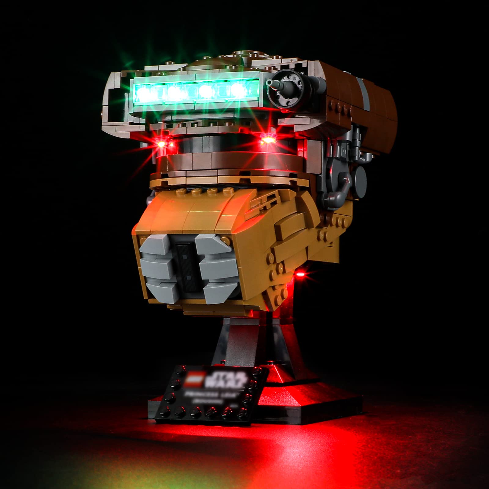 YEABRICKS LED Light for Lego-75351 Star Wars Princess Leia (Boushh) Helmet Building Blocks Model (Lego Set NOT Included)