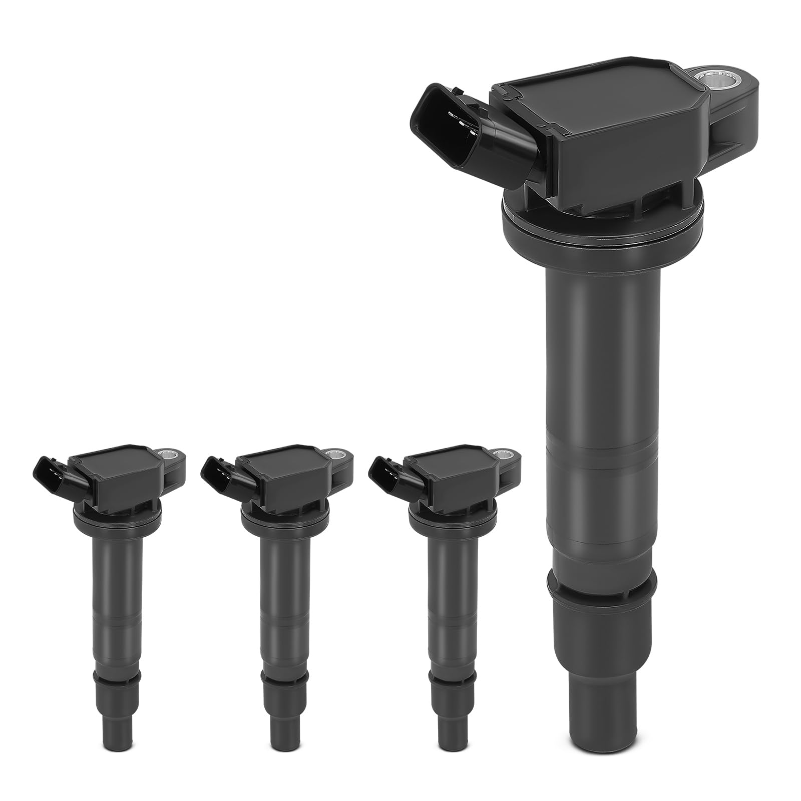 Photo 1 of YHTAUTO Set of 4 Ignition Coil Pack Replacement for Toyota Camry 2006-2011, 4Runner 2010, Solara Tacoma Corolla, Scion XB, 2.4L 2.7L L4, Replace 9091902248