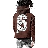 Amiblvowa Y2K Hoodie for Men Women Spider Web Graphic Hoodies Aesthetic Grunge Hooded Sweatshirt Oversized Harajuku Jacket