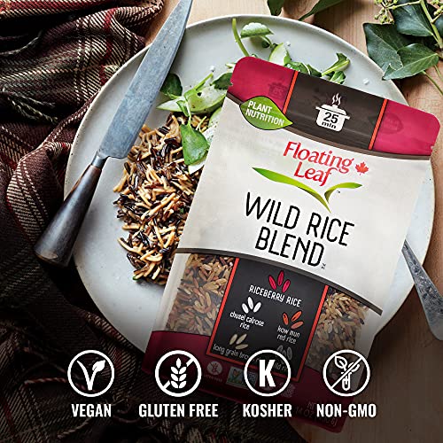 Floating Leaf Wild Rice Blend, Vegan Rice with Nutty Aroma, Flavorful