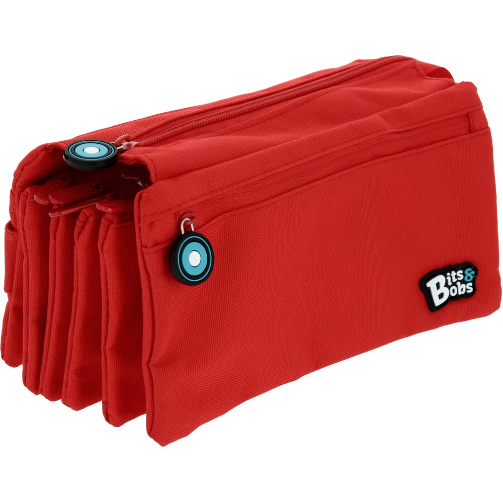 Grafoplás Bits & Bobs Pencil Cases 23 Centimeters Red (Rojo)