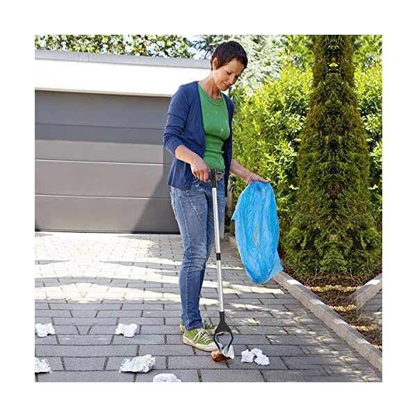 Eyscoco Garten Greifer,Greifzange,Faltbare Greifer Aluminium 0°-180°Abgewinkelter Arm,90°Drehbarer Kopf,80cm Lang… – Bild 8