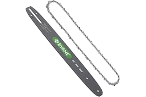 BYANE 20 Inch Carbide Chainsaw Bar and Chain Combo for Stihl, .325" Pitch, 063" Gauge, 81 Drive Links Fits Stihl MS290 029 MS271 MS291 MS270 024 026 028 030 Replacement Oregon L81 105671, 203VXLGD025