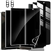ELEYBTEH 2 Privacy Tempered Glass Front Screen Protector for Samsung Galaxy Z fold 7+ 2 Privacy Inner Soft Film Protector+ 2 Camera Lens Protector+ 2 Side Film [Scratch Resistant] [Bubble Free]