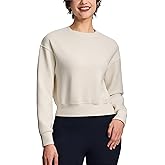ISEEGZ Modal Soft Cropped Sweatshirts for Women Long Sleeve Crew Neck Pullover Crop Top