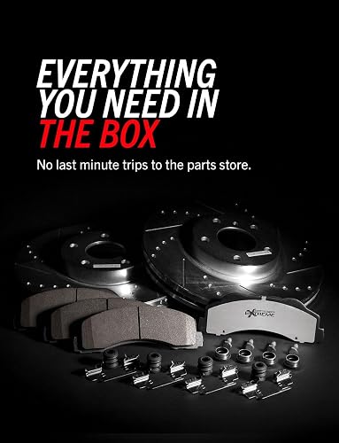 Power Stop Front and Rear Brake Kit For 2003 2004 2005 2006 Jeep Wrangler - Truck & Tow Carbon Fiber Ceramic Brake Pads & Drilled and Slotted Rotors Replacement, K2154-36 in Kenya | Brake Kits