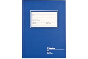 Blueline Lab Book Perfect Binding with Hard Cover, 200 Pages, 10-1/2" x 8" (A91)