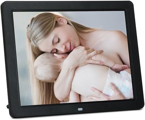 Amazon Co Jp Minidiva12インチledデジタルフォトフレーム 4 3 写真ディスプレー1024x800最大32gストレージサポート ブラック 家電 カメラ