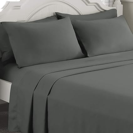 Amazon Com Cok Queen Size Bed Sheets Set 4 Piece Sheets Set Queen