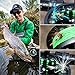 Sougayilang Bass Salmon Trout Colorful Assortment Dry Fly Fishing Flies Fly Fishing Lures Streamer, Nymph, Emerger with Waterproof Fly Box-96PCS
