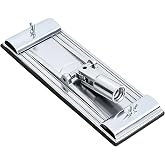 No-flip Pole Sander Head for Drywall Featuring Quick Release Clips, Universal Coarse Thread and Male Threaded Design for Wall and Ceiling Sanding, Head Only