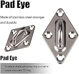 KAHEIGN M6 Awning Attachment Set 44 Pcs Stainless Steel Hardware Kit view 4