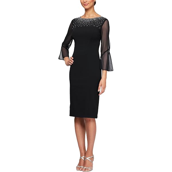 Amazon.com: Lauren Ralph Lauren Womens Knit Long Sleeves Cocktail and Party Dress  Black 4 : Ralph Lauren: Clothing, Shoes & Jewelry