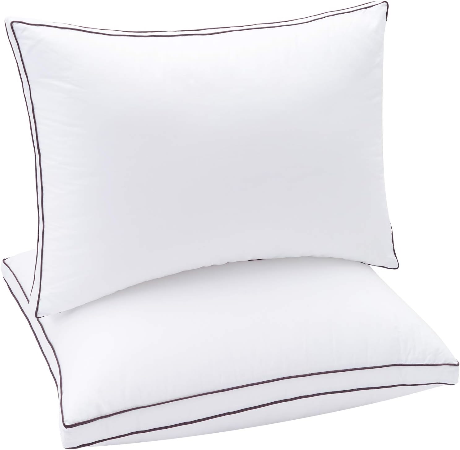 Soamay Bed Pillows for Sleeping 2 Pack, Luxury Down Alternative Pillows with Premium Hypoallergenic Plush Fiber, Good for Side and Back Sleeper-20 x 30 Inches (Queen): Home & Kitchen