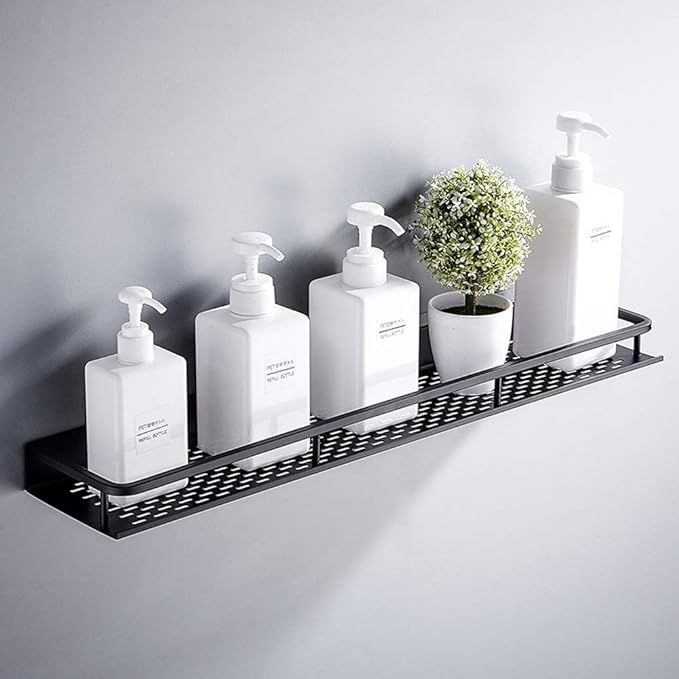 Cuarto baño Estantes negros Espacio Estante cocina aluminio Estante