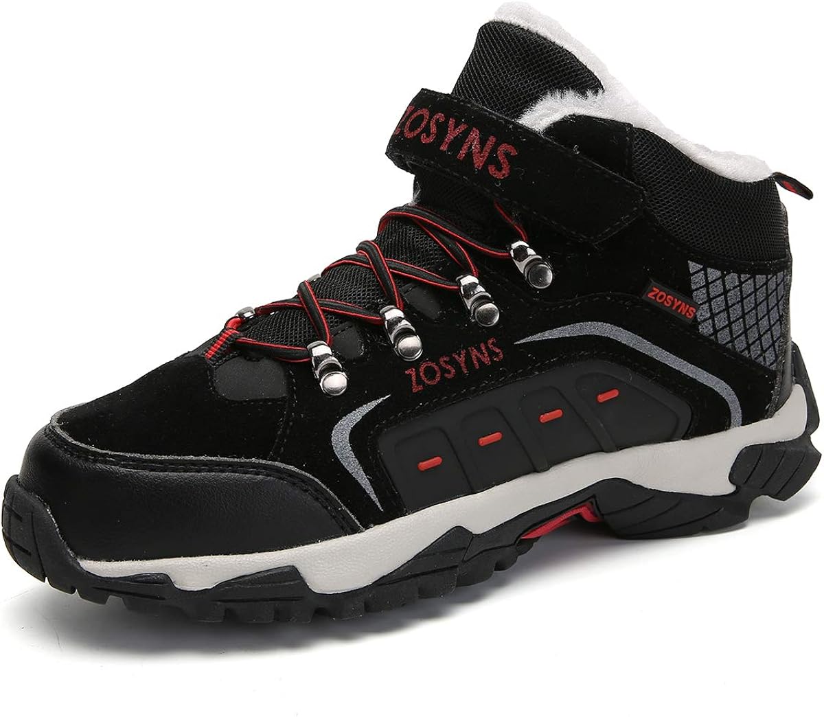 girls black walking boots