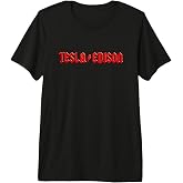 Threadless Nicebleed Tesla Vs. Edison Graphic Premium Tri-blend T-Shirt