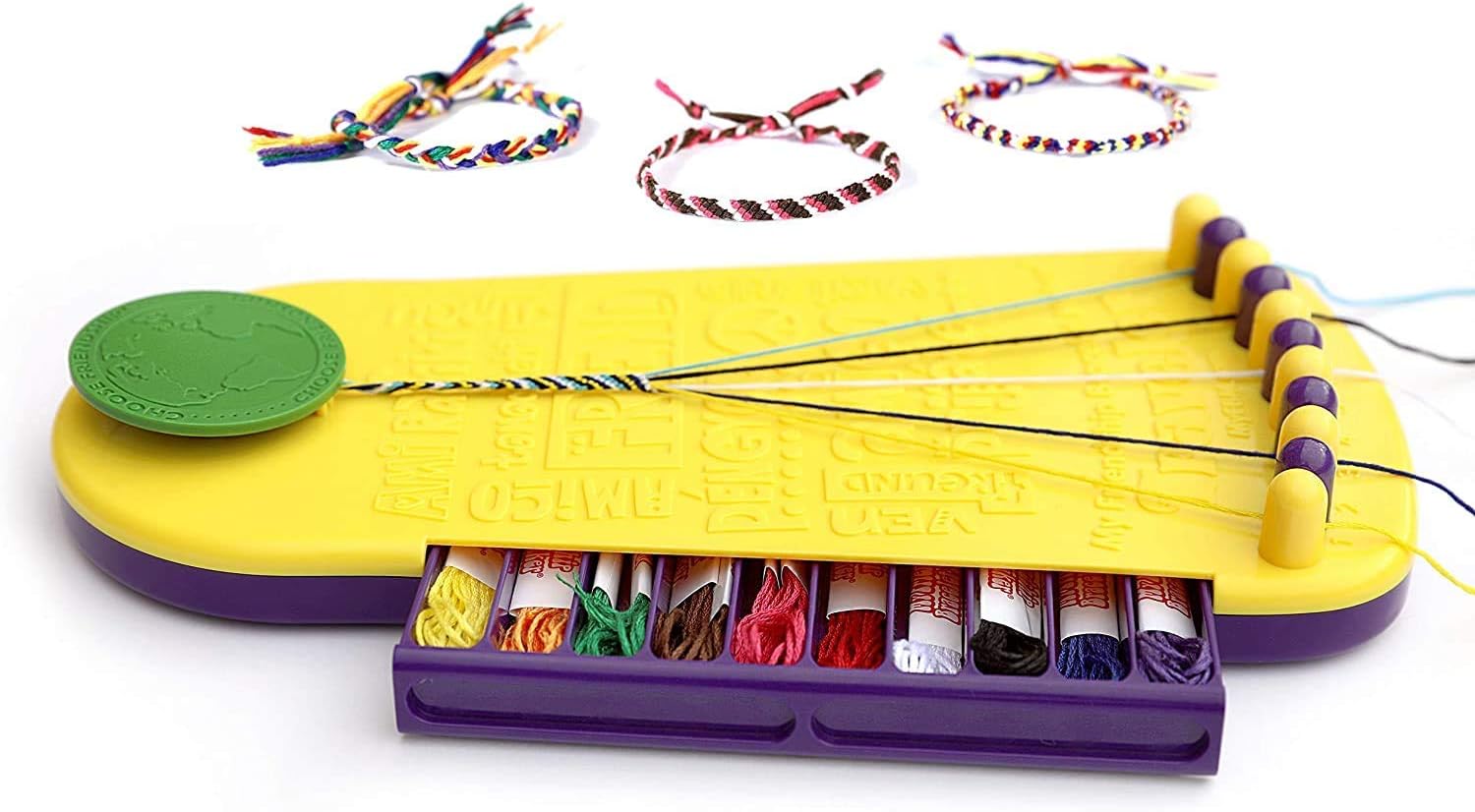 Choose Friendship, My Friendship Bracelet Maker Kit, Kids Jewelry Kit, Bracelet Craft Kit, Travel Edition: Home & Kitchen
