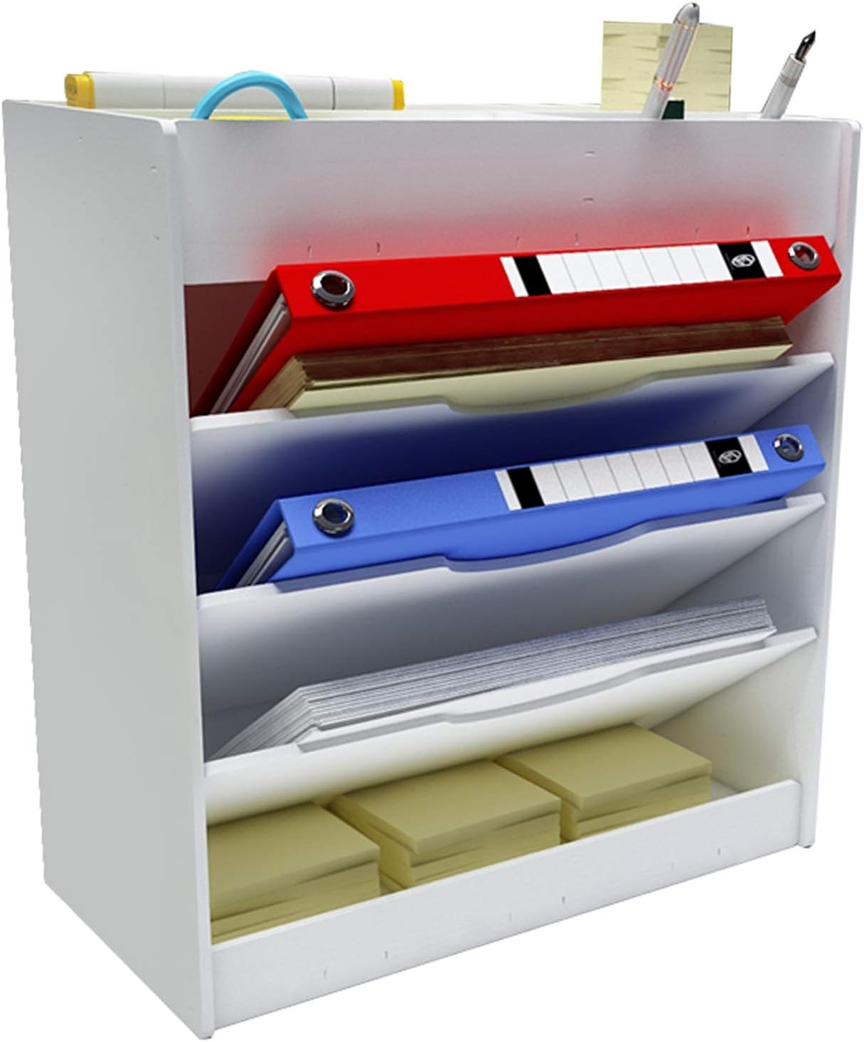 Shelves, Multilayer Oblique Insert File Racks, Data Storage Racks